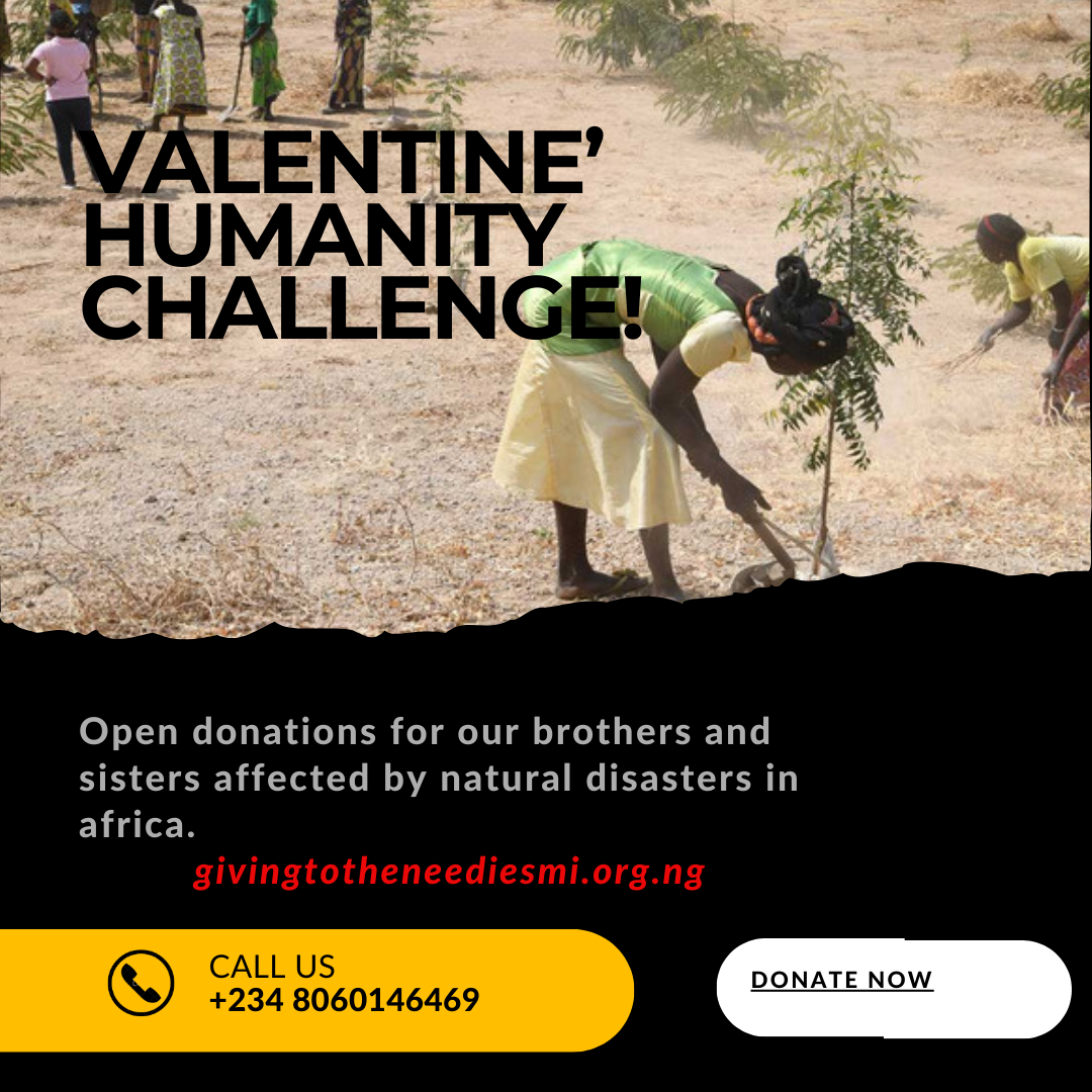 "Valentine's Humanity Challenge: Extending Love to Those Affected by Climate Change in Africa"